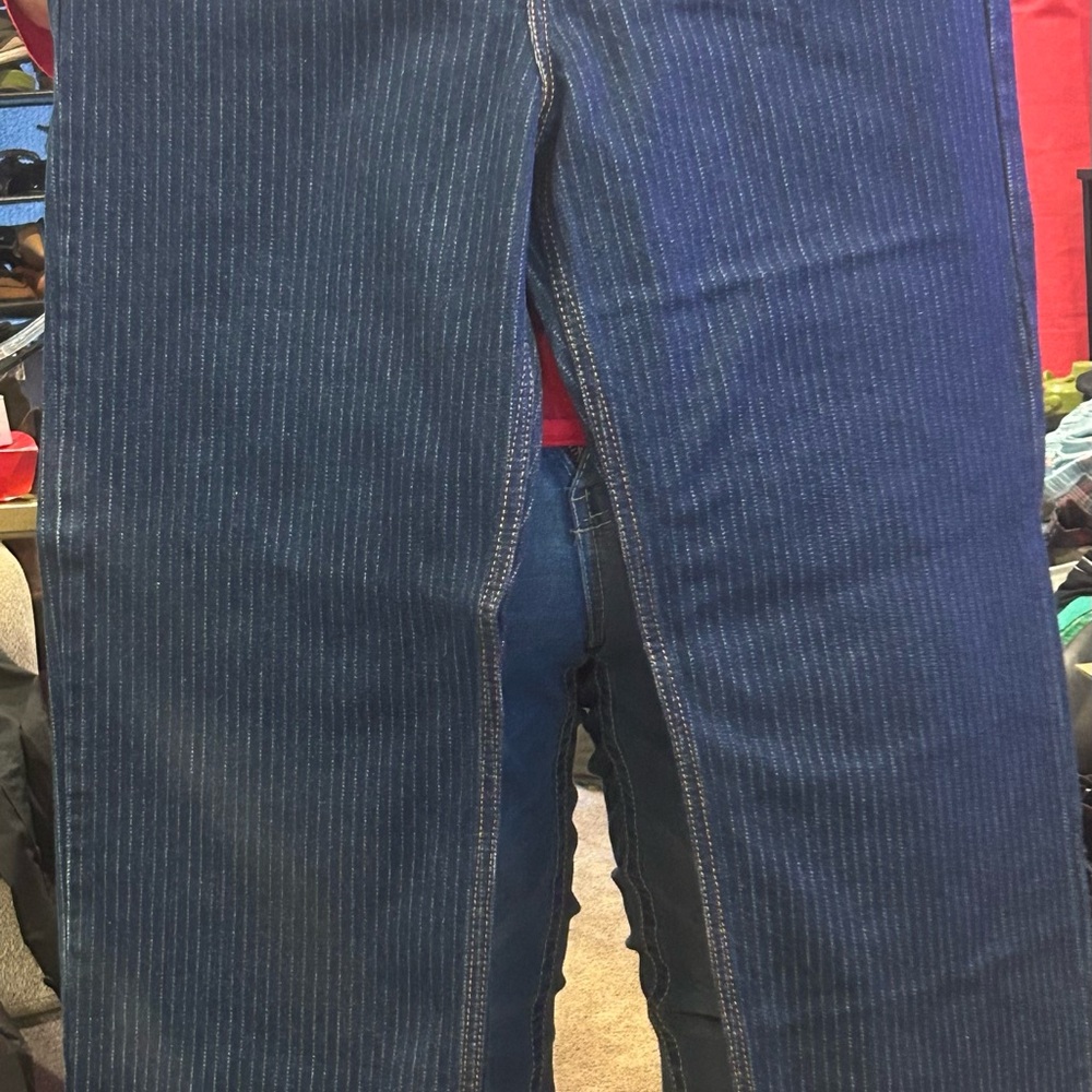 Men's Blue Striped Pants